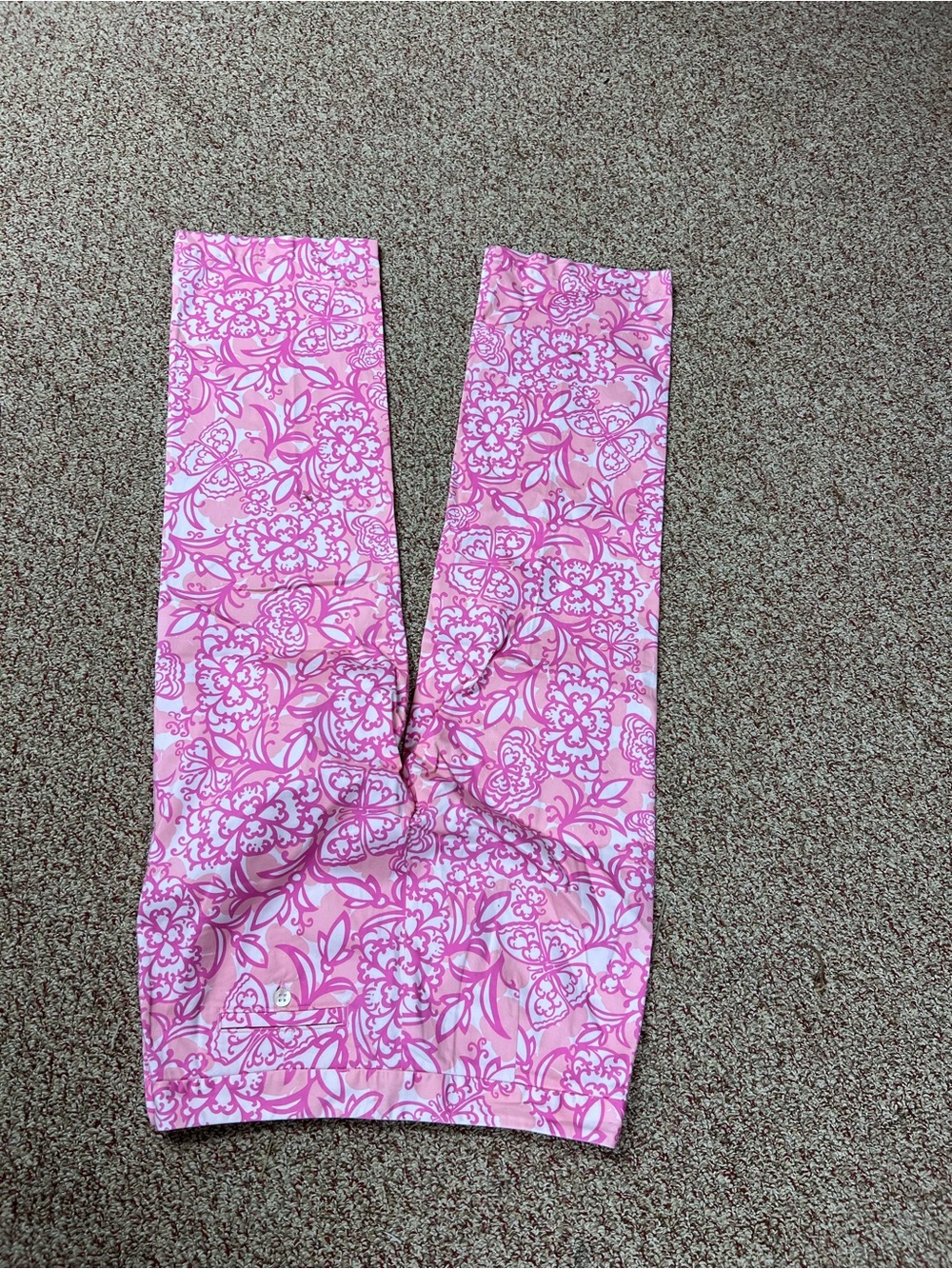 Lilly Pulitzer Pink Floral Sleep Pants - Picture 2 of 5